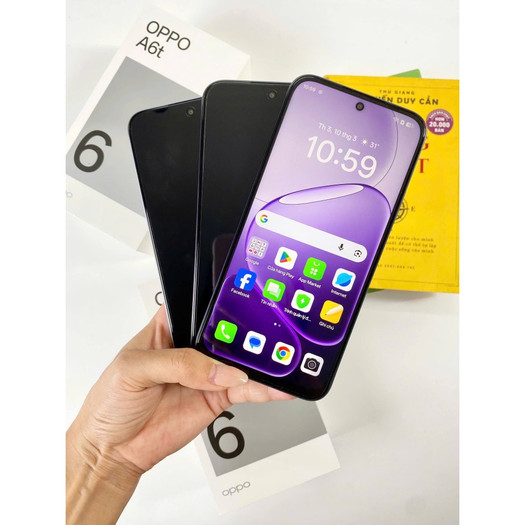[Chính hãng] Điện thoại Oppo A6t Fullbox Mới Nguyên Seal Chip Snap Màn 120Hz Pin 6100 BH 12 Tháng