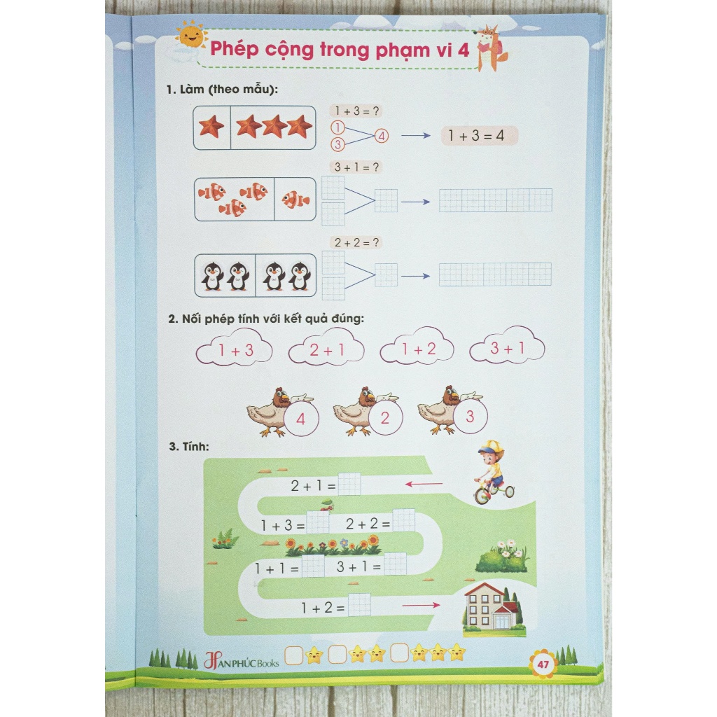 Sách - H An Phúc - Toán Phát Triển Tư Duy - Dành cho bé từ 3-6 tuổi