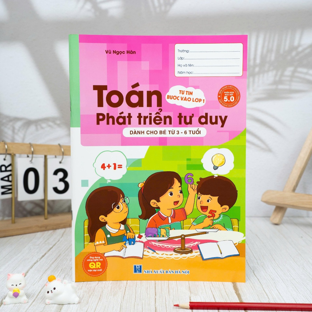 Sách - H An Phúc - Toán Phát Triển Tư Duy - Dành cho bé từ 3-6 tuổi