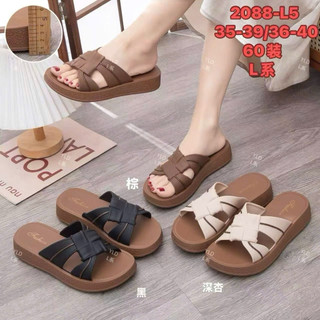 Dép nữ quai đan chéo đế cao 4cm – mềm êm chống trơn – phong cách Hàn Quốc – đi học đi chơi siêu xinh hot trend