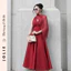 Váy Midi Trắng Cổ Yếm Phối Choàng Tơ Sang Trọng Jolie