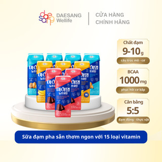 Sữa đạm pha sẵn DAESANG WELLIFE Mymeal Nu Protein 190ml Combo 10 hộp mix 3 vị (nguyên bản, chuối, socola)