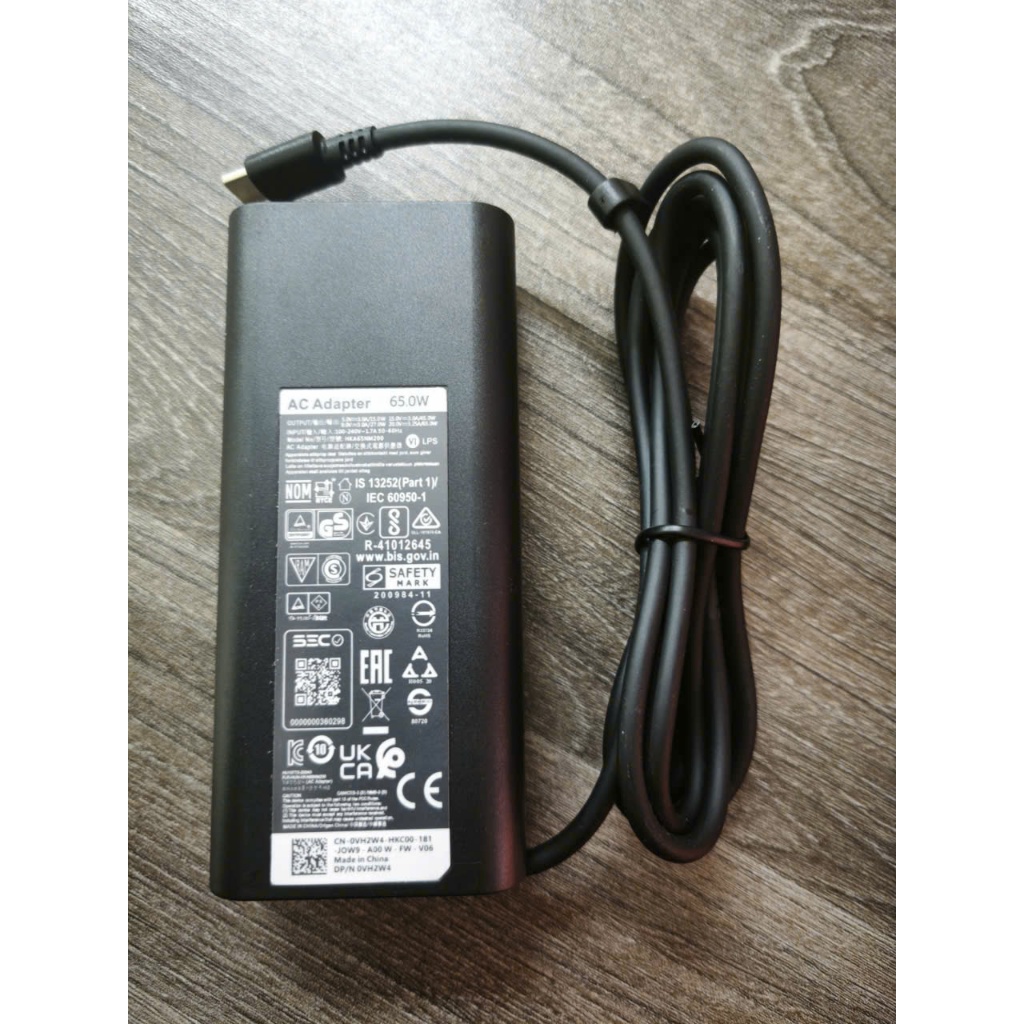 Sạc Laptop Dùng Cho Máy Dell 65W Type C, Sạc Máy Tính Tặng Kèm Dây Nguồn - BH 12 Tháng 1 Đổi 1