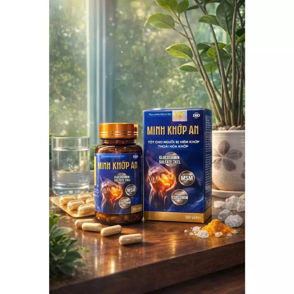 Minh Khớp An Chính Hãng Cao Cấp Hộp 30 Viên ✅ Viên uống xương khớp đau nhức xương khớp thoái hóa thoát vị tê bì chân tay