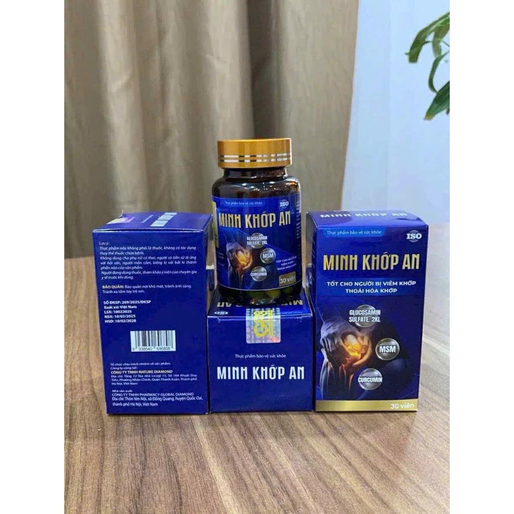 ✅ [Chính Hãng] Viên uống xương khớp Minh Khớp An Hộp 30 Viên ✅ Đau nhức xương khớp thoái hóa thoát vị tê bì tay chân