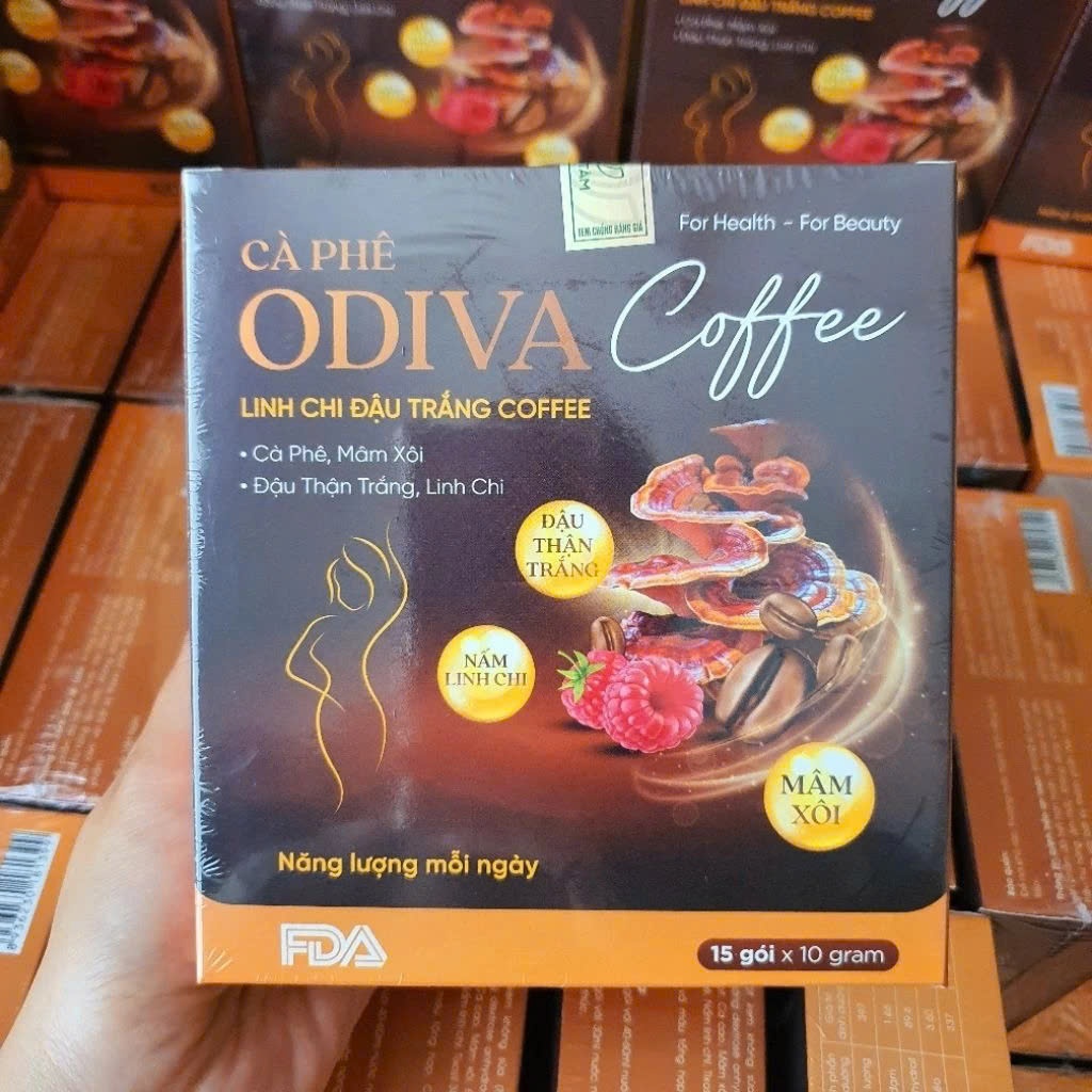 Odiva Coffee Chính Hãng Cao Cấp - Cà phê Odiva giảm cân hoàn hảo kiểm soát cân nặng dáng đẹp eo thon hộp 15 gói