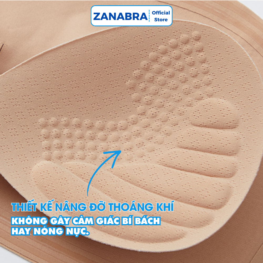 [ MẪU MỚI ] Áo ngực không gọng cup ngang viền silicone chống tuột, Áo ngực không dây mút mỏng tạo form tự nhiên A2382