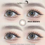 Lens mắt 635 Brown màu nâu mix trái tim phong cách douyin, size nhỏ - LUNA EYES brand