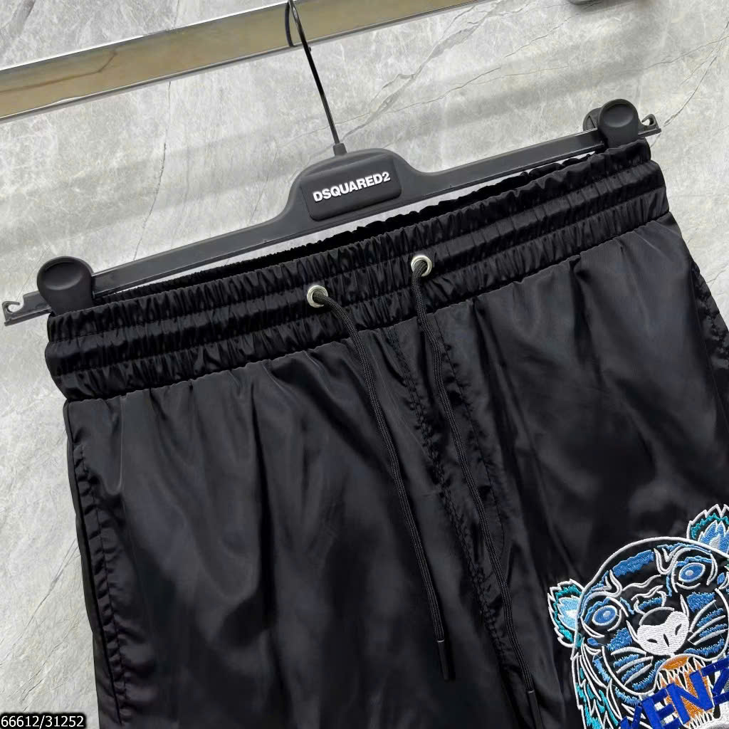 Quần Đùi Thêu Mặt Hổ ZÔZZO KCloset Quần Short Gió Dày Dặn Nam Nữ NA145