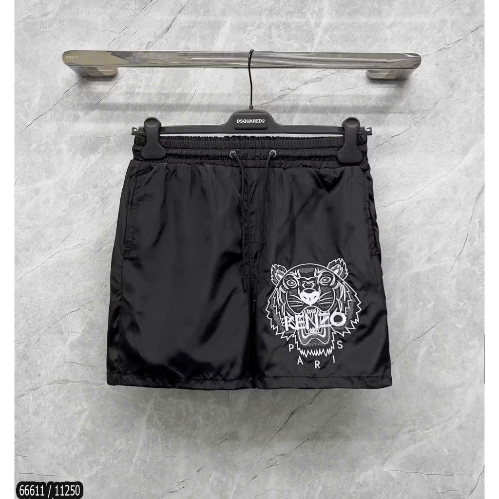 Quần Đùi Thêu Mặt Hổ ZÔZZO KCloset Quần Short Gió Dày Dặn Nam Nữ NA145