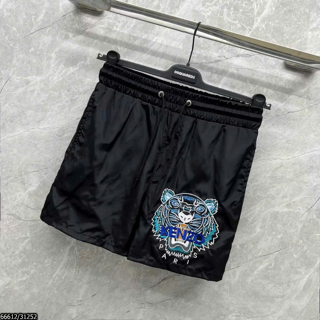 Quần Đùi Thêu Mặt Hổ ZÔZZO KCloset Quần Short Gió Dày Dặn Nam Nữ NA145