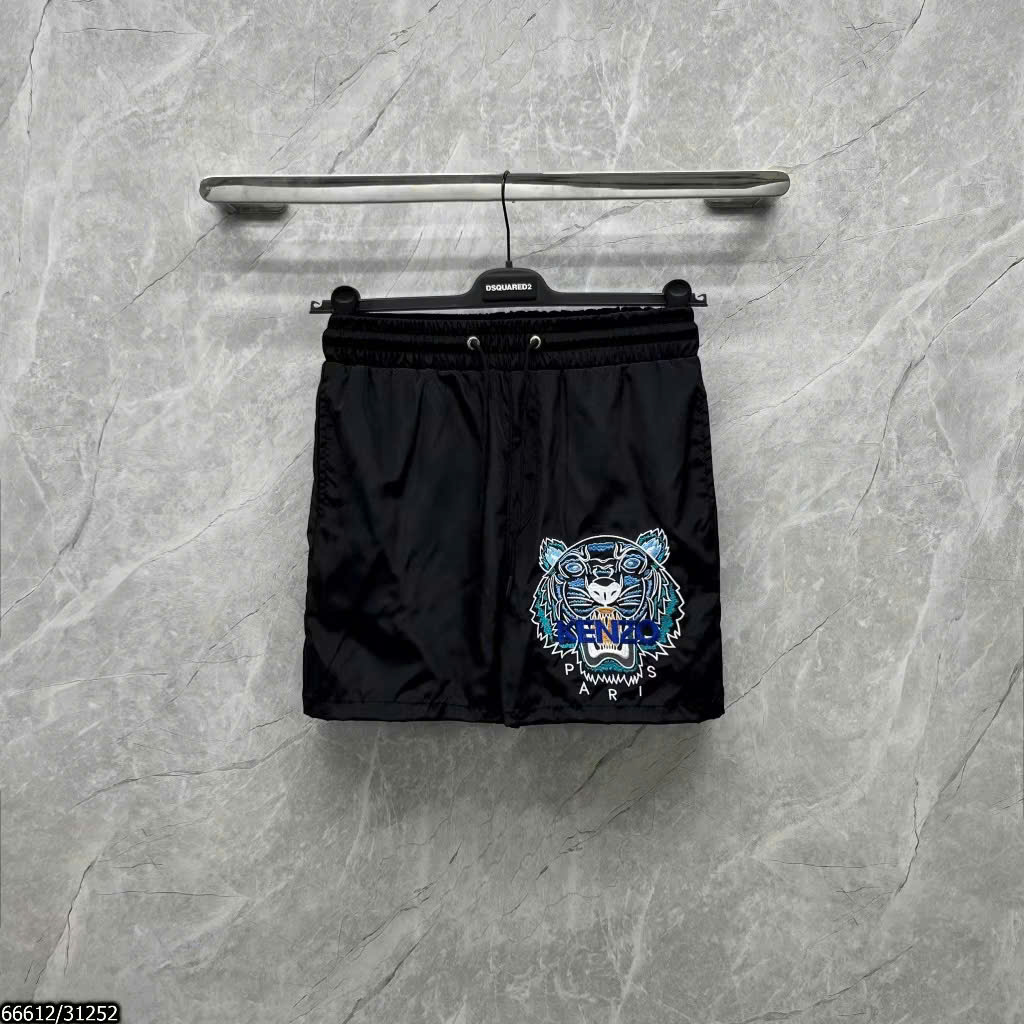 Quần Đùi Thêu Mặt Hổ ZÔZZO KCloset Quần Short Gió Dày Dặn Nam Nữ NA145