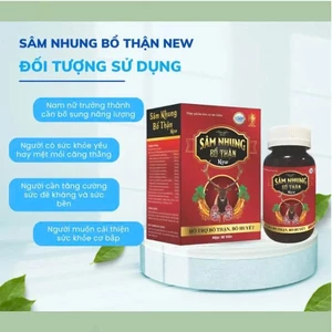 Sâm Nhung Bổ Thận New Hộp 30 Viên Chính Hãng Cao Cấp ✔️️️ Viên bổ thận nam nữ thận hư thận yếu tăng cường sinh lực thận
