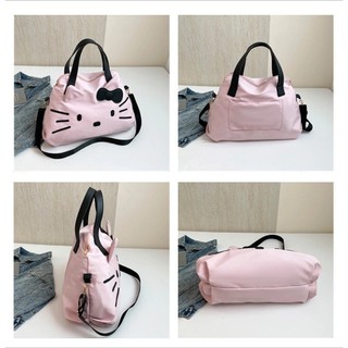 Túi Xách Hello Kitty Nữ Đeo Chéo Big Size Hàn Quốc | Túi Du Lịch Chống Nước Đi Học Đựng Laptop