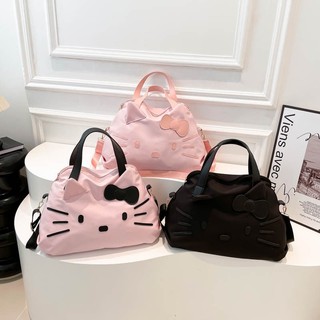 Túi Xách Hello Kitty Nữ Đeo Chéo Big Size Hàn Quốc | Túi Du Lịch Chống Nước Đi Học Đựng Laptop