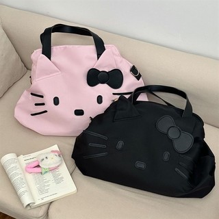 Túi Xách Hello Kitty Nữ Đeo Chéo Big Size Hàn Quốc | Túi Du Lịch Chống Nước Đi Học Đựng Laptop