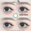 Lens mắt B496 Green màu xanh lá vân tia bo viền tự nhiên, size nhỏ - LUNA EYES brand