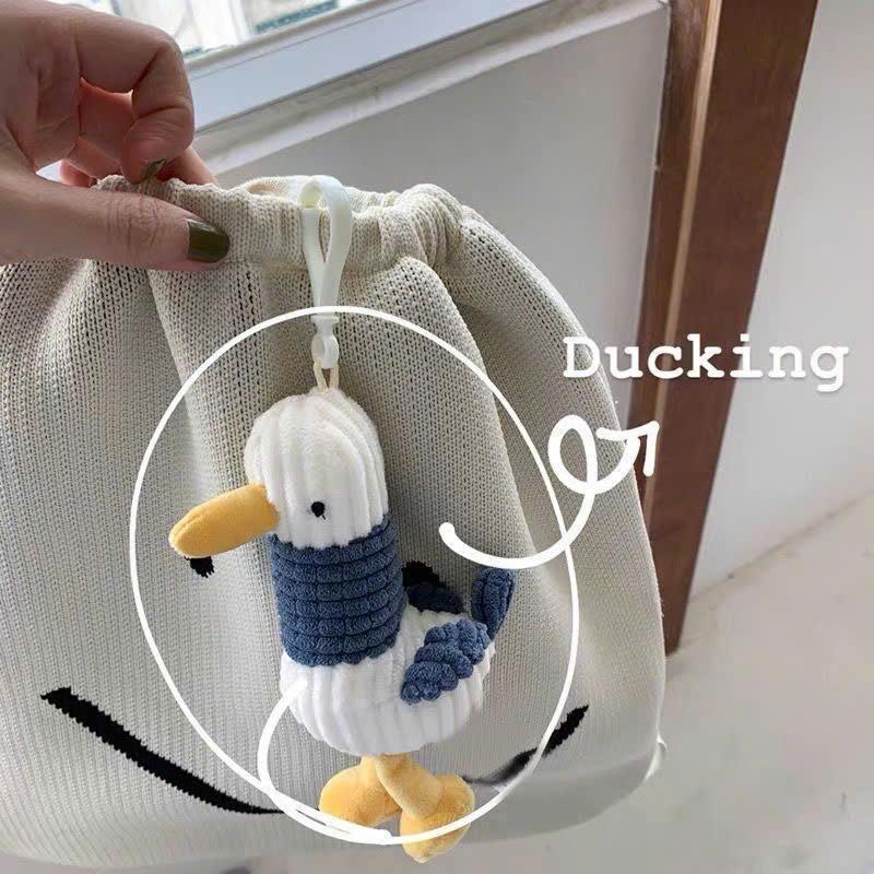 Móc treo balo, túi xách nhồi bông dễ thương, phụ kiện treo túi xinh xắn đi kèm LEZA VN