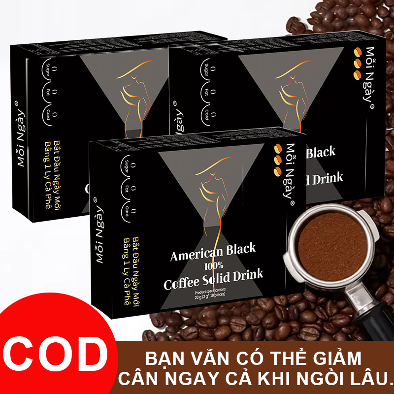 【COD】Hạt cà phê chất lượng cao. 10 gói/hộp, mua 4 tặng 2. Cà phê hòa tan, giao hàng nhanh.