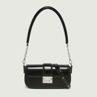 Túi xách nữ đeo vai kẹp nách phong cách Hàn Quốc da trơn khóa cài MIE BAG