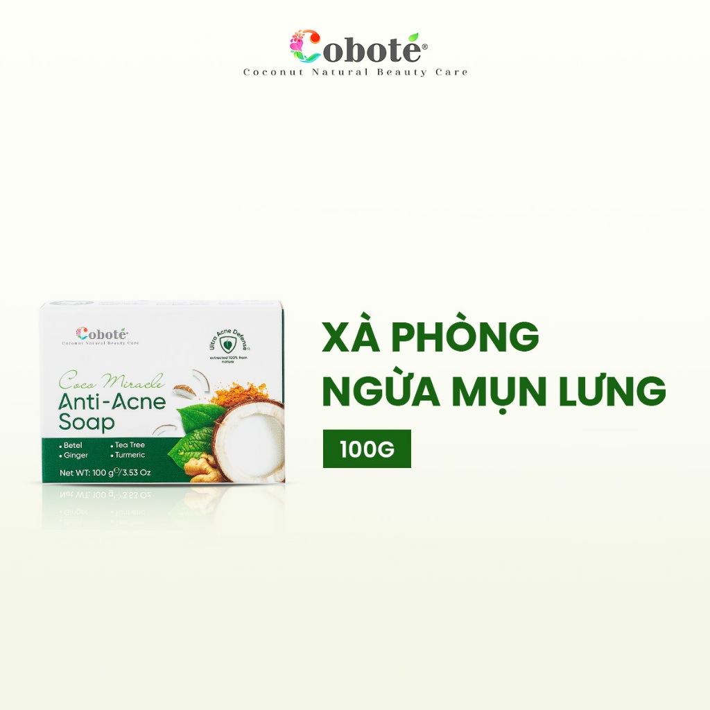 Xà phòng ngừa mụn cơ thể – Làm sạch da, đều màu, láng mịn, hiệu quả sau 1 liệu trình 100g