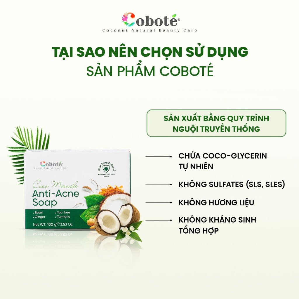 Xà phòng ngừa mụn cơ thể – Làm sạch da, đều màu, láng mịn, hiệu quả sau 1 liệu trình 100g