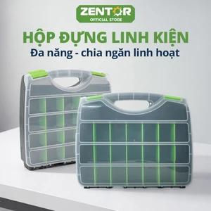 Hộp đựng linh kiện 15 ngăn/21 ngăn ZENTOR chất liệu nhựa PP siêu bền dùng đựng đồ nghề, nhiều ngăn có thể tháo rời