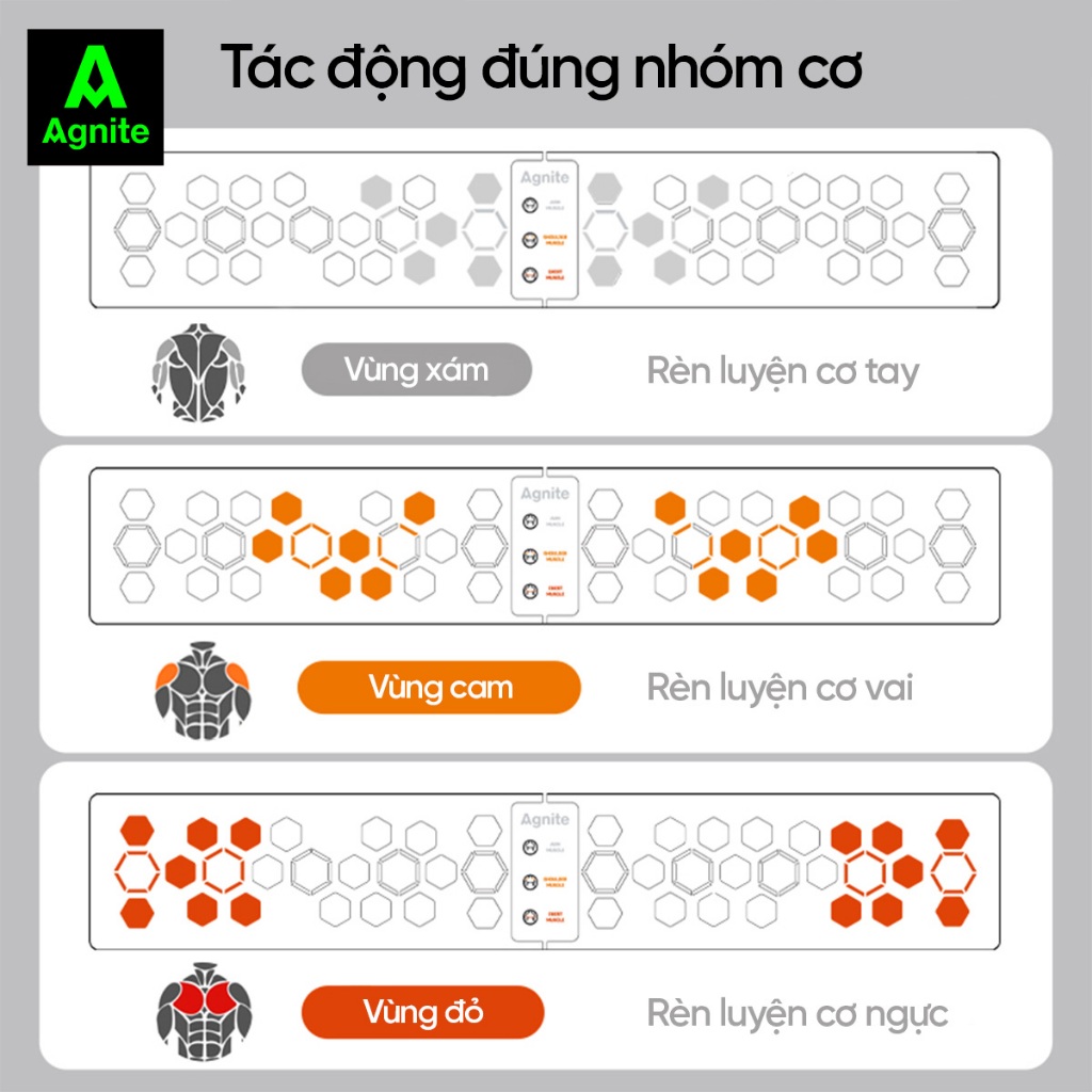 [Voucher 15%] Dụng cụ chống đẩy gấp gọn, hít đất push up stand chịu lực 200kg tập ngực tay vai tại nhà Agnite