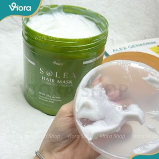 Kem Ủ Mượt Tóc, Phục Hồi Tóc Hư Tổn Hydrolyzed Collagen 900g SOLÉA -Tóc Mềm Mượt Thấy Rõ| VIORA SHOP