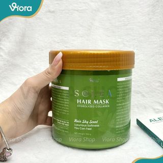 Kem Ủ Mượt Tóc, Phục Hồi Tóc Hư Tổn Hydrolyzed Collagen 900g SOLÉA -Tóc Mềm Mượt Thấy Rõ| VIORA SHOP
