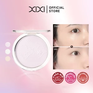 XIXI D453 Phấn Nén Macaron Kiềm Dầu, Phấn Phủ Mịn Nhẹ Che Phủ Tự Nhiên, Lớp Nền Mịn Lâu Trôi Makeup