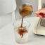 Cốc đong Espresso Ý 100ml cán gỗ có vạch chia