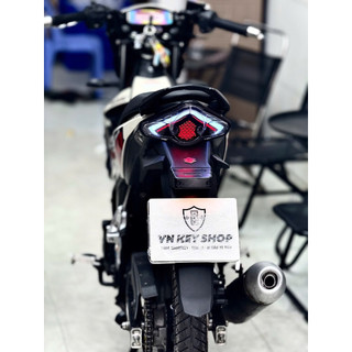 [Satria,Raider] Cụm Hậu Demi Xinhan Audi Đổi Màu Tuỳ Chỉnh Qua App Đthoai. Full Cụm Về Lắp Như Zin