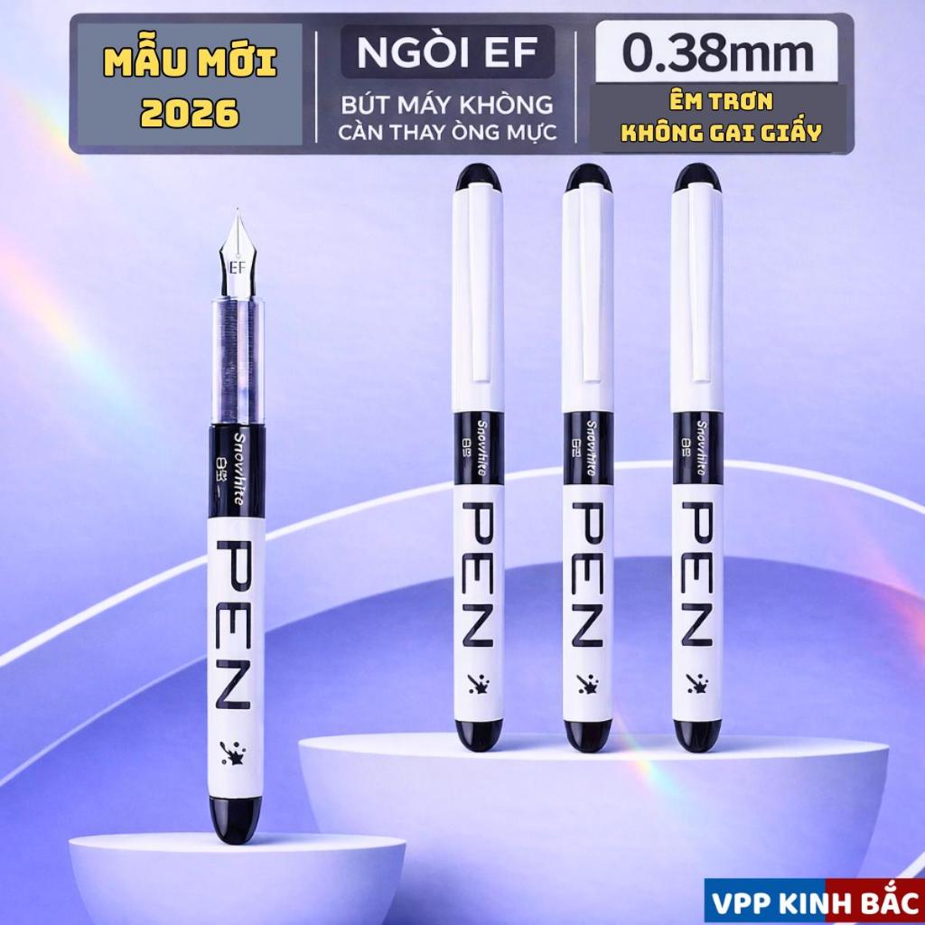 Bút Máy Học Sinh Tiểu Học Gell #F34-1: Mực Sẵn Không Thay Mực, Ngòi EF 0.38mm Viết Siêu Êm, Bền Bỉ & Sạch Sẽ