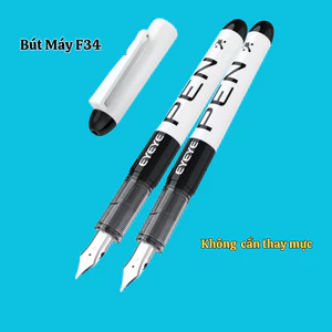 Bút Máy F34 mực sẵn trong thân, không cần thay lắp mực, sạch sẽ tiện lợi cho các bé tiểu học 1-3