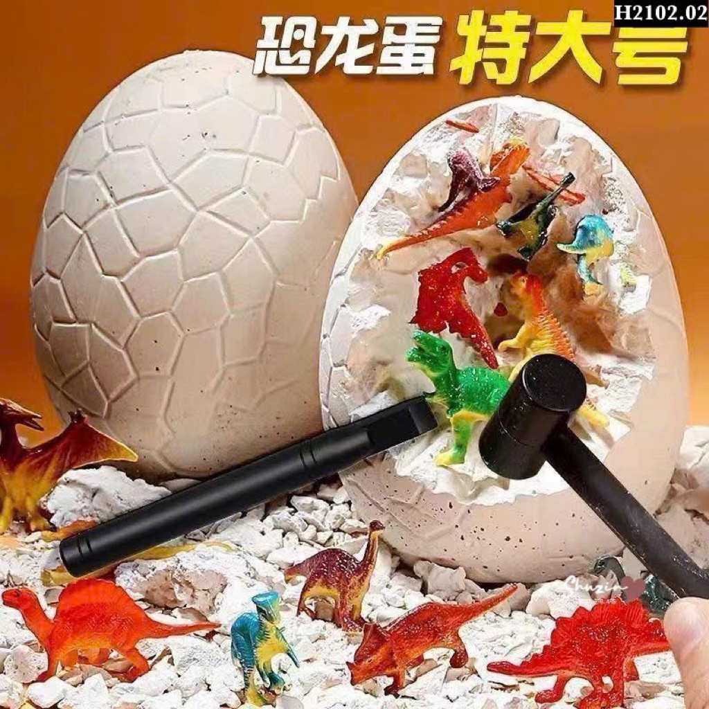 COMBO 4 TRỨNG THẠCH ĐẬP ĐÁ KHỦNG LONG