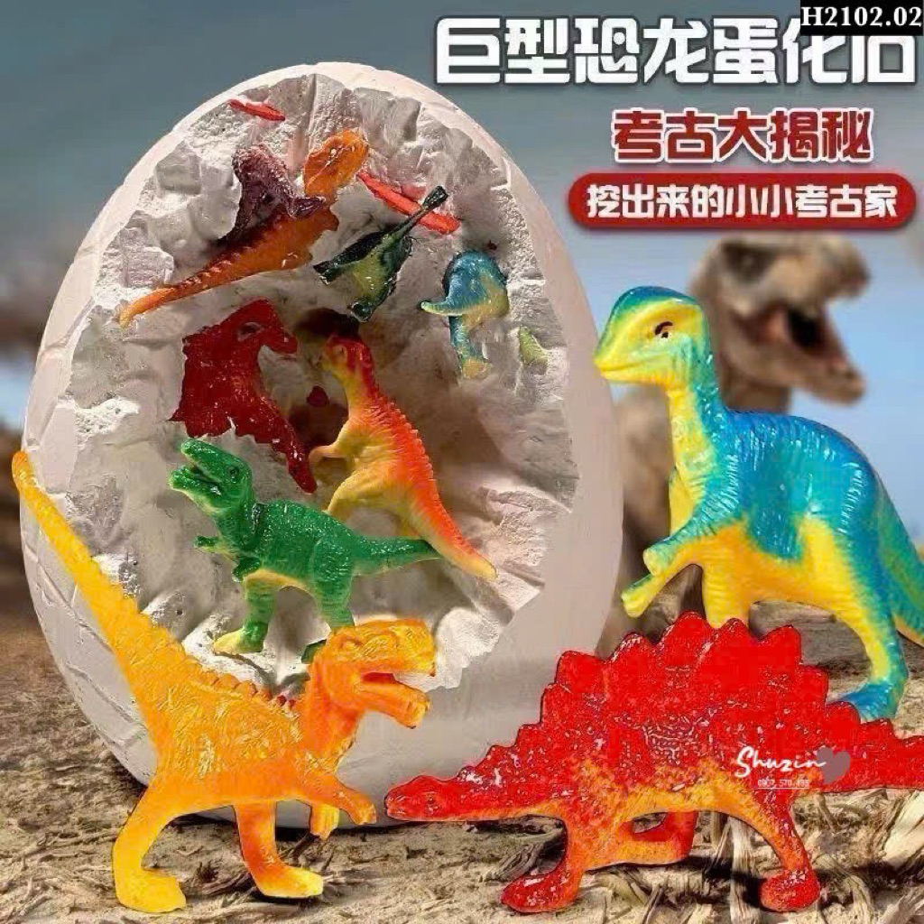 COMBO 4 TRỨNG THẠCH ĐẬP ĐÁ KHỦNG LONG