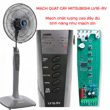 Bo Mạch quạt cây Mitsubishi LV16 - Mạch quạt đứng Mitsubishi LV16 (Loại bắt vít không phải hàn)