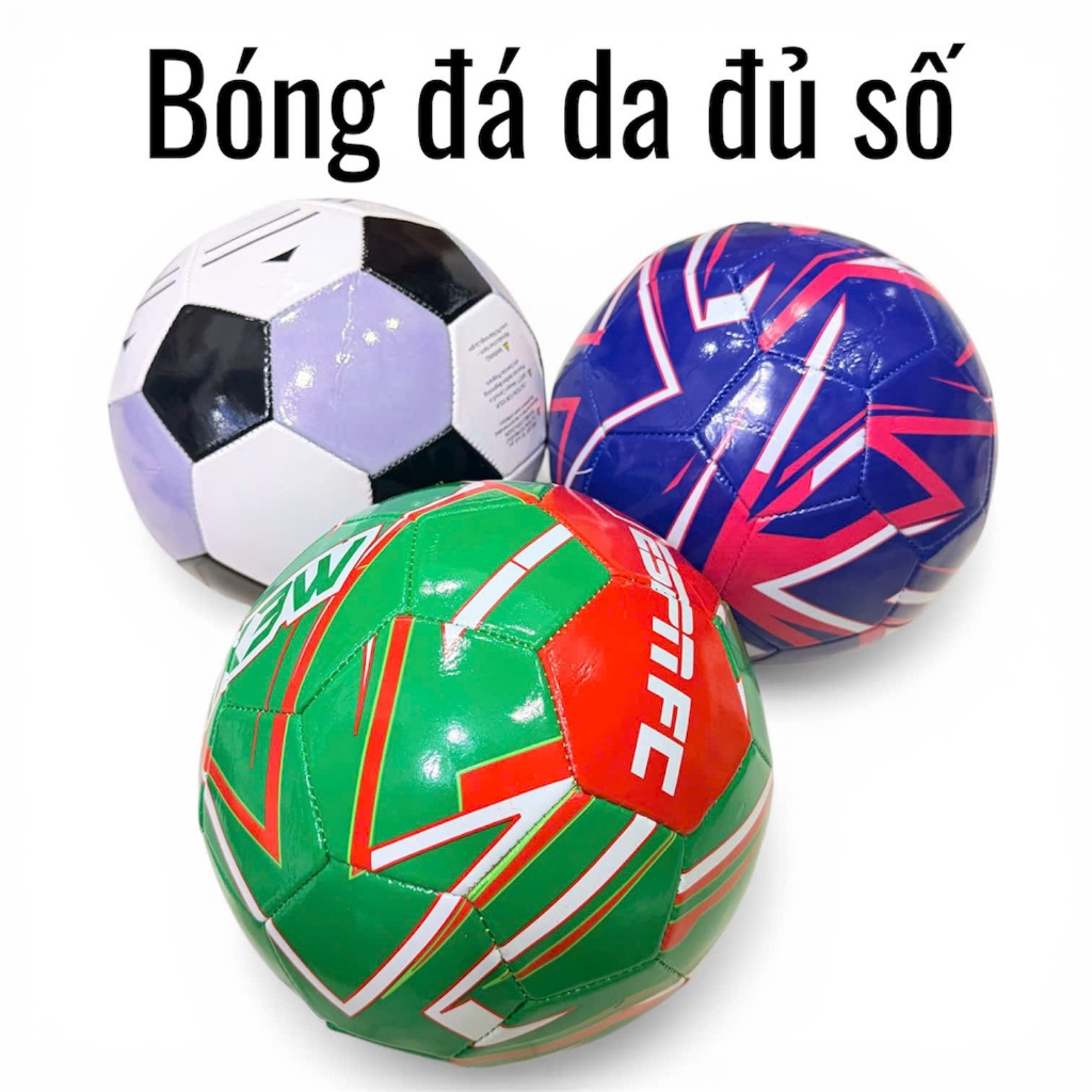 Bóng đá số 5 - Quả Bóng Đá Thể Thao Ngoài Trời Bằng PVC Chất Lượng Cao ( Bơm Sẵn )