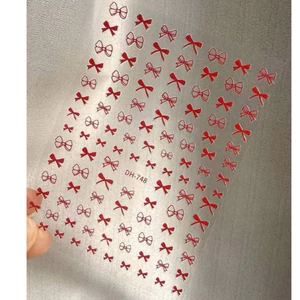 mã sticker nơ 3d - sẵn 3 màu trang trí nail ạ