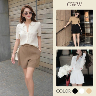 Quần Short Nữ Cạp Cao Tôn Dáng Đứng Form. Quần Short Nữ Dáng Ngắn Sang Chảnh Q14