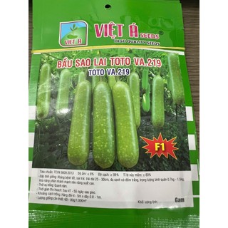 Hạt giống Bầu Sao Lai quả ngắn F1 VA.219 , phát triển khoẻ, kháng sâu bệnh- gói 10 hạt