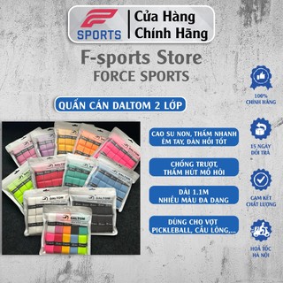 (HOẢ TỐC HN) Quấn Cán Pickleball, Cầu Lông, Tennis. Bóng bàn Daltom 2 lớp - Bám Chắc, Êm Tay, Đàn Hồi Cao, Thấm Hút Tốt