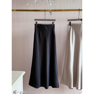 Chân Váy Lụa Maxi Cạp Chun Chuẩn Linh Hoàng