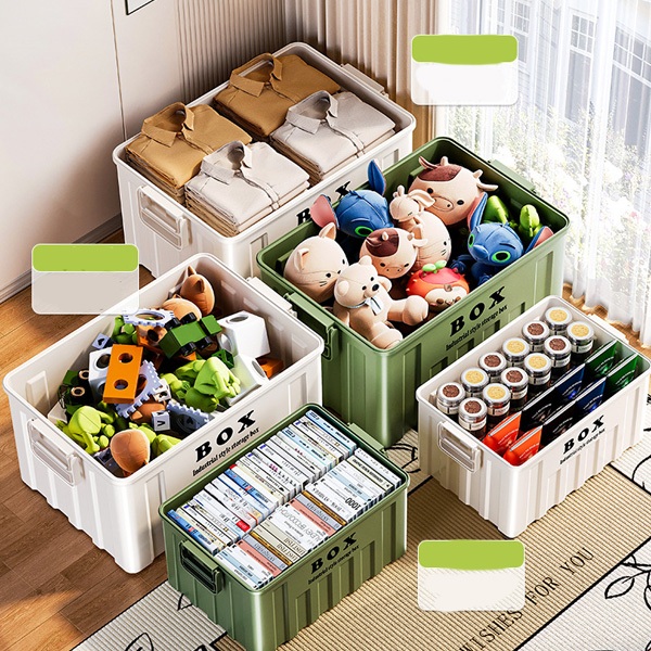 Hộp đựng đồ dã ngoại tiện ích Sunhome, thùng lưu trữ ô tô có tay cầm thùng đựng đồ có nắp đậy SH0068