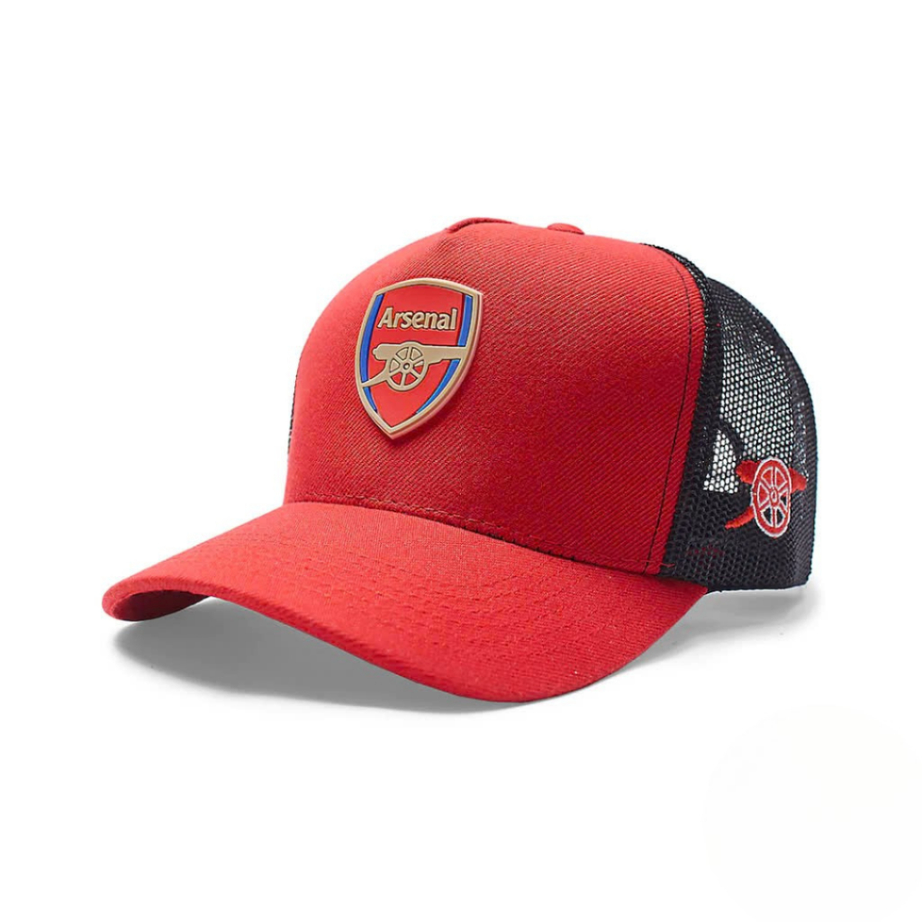 Nón Arsenal, Mũ lưỡi trai Trucker Arsenal Logo Nhựa cao cấp form (Ảnh thật)