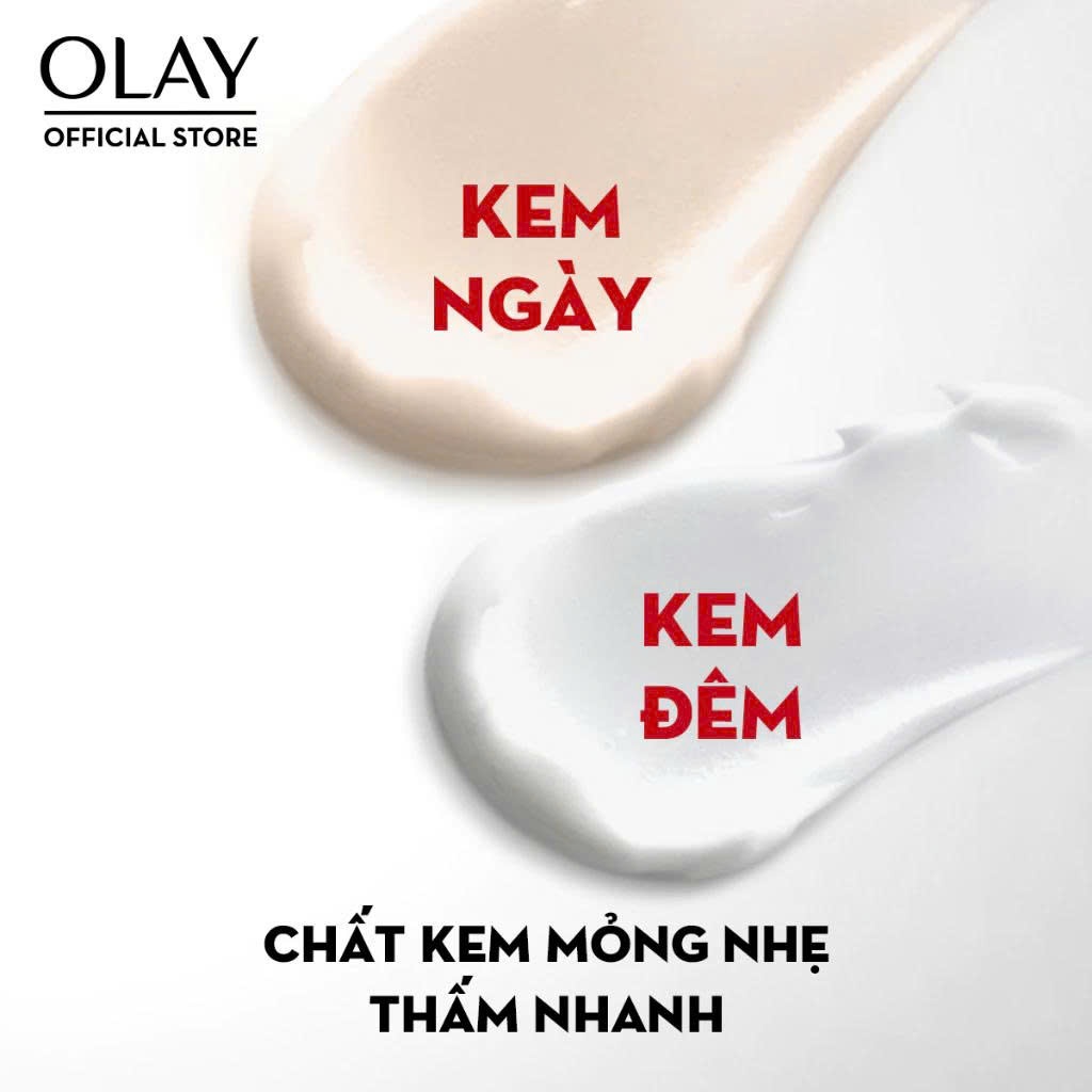 Kem Dưỡng Da Ban Ngày + Ban Đêm OLAY Luminous Sáng da Mờ Thâm Nám 50g
