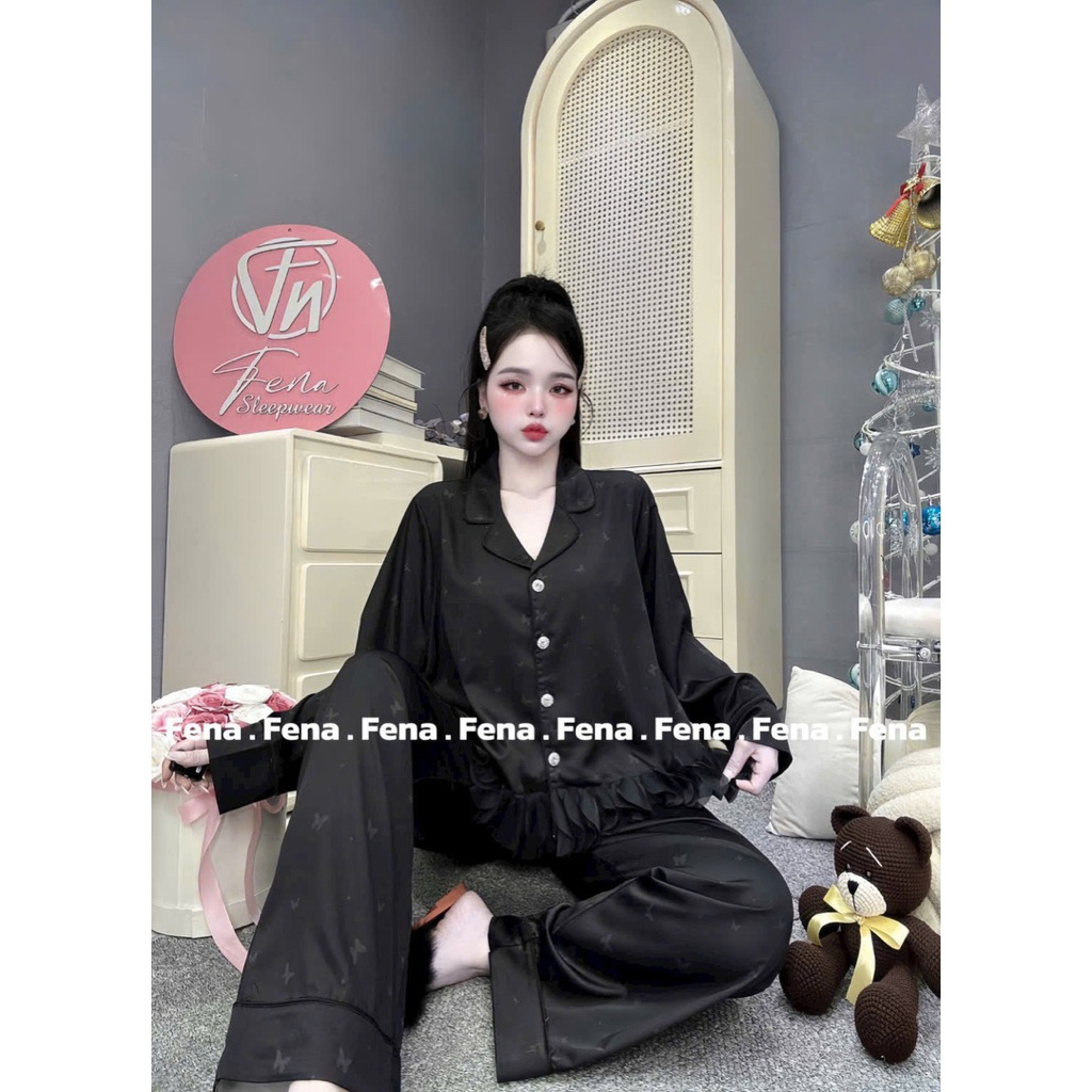 Lụa Phối Lá Nhà Fena Tay Dài From 45-65kg Sang - Xịn - Mịn