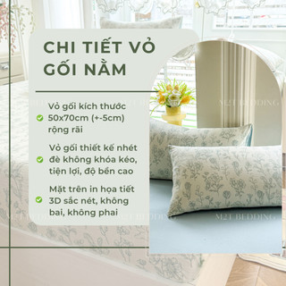 Bộ ga giường và vỏ gối Cotton Đũi Windy M2T BEDDING - bộ gồm 1 ga giường và 2 vỏ gối nằm, mềm, mịn, mát