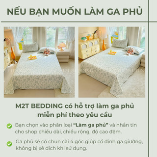 Bộ ga giường và vỏ gối Cotton Đũi Windy M2T BEDDING - bộ gồm 1 ga giường và 2 vỏ gối nằm, mềm, mịn, mát